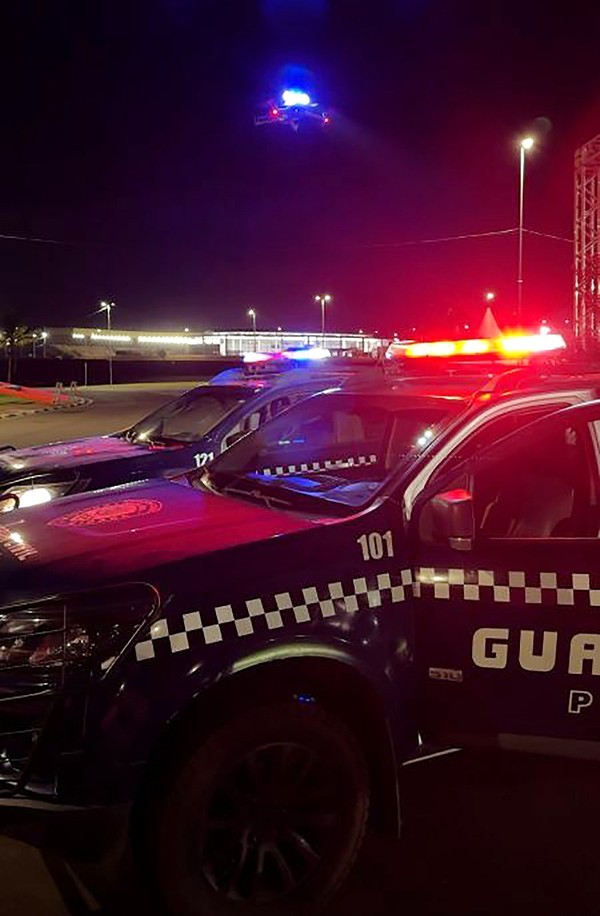 Drones reforçam segurança no Carnaval da Família em Paulínia