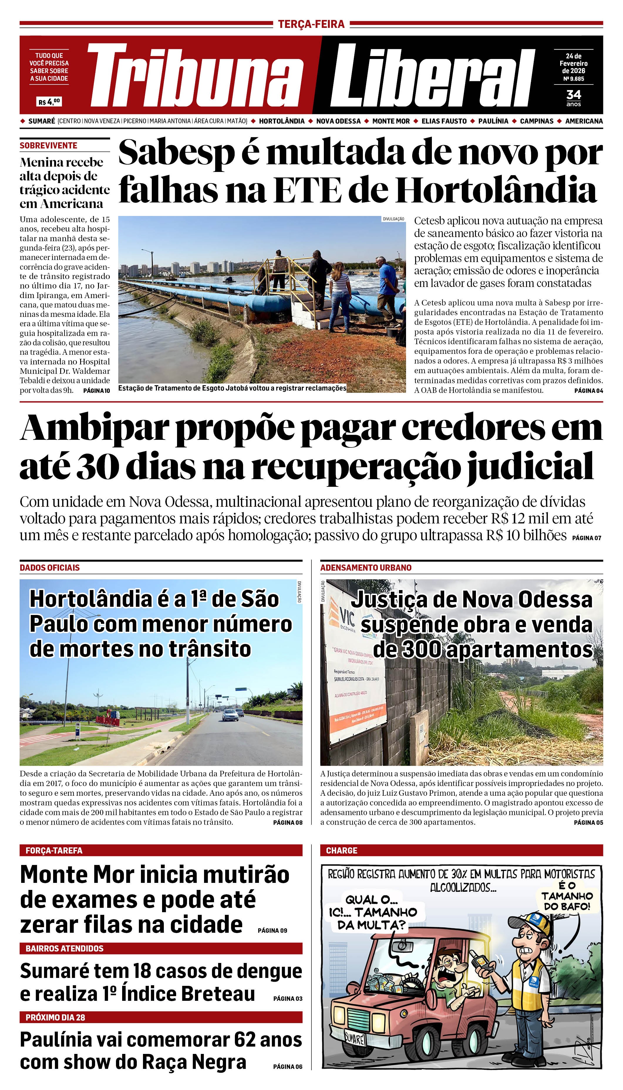 Edição de Terça-Feira - 24-02-2026