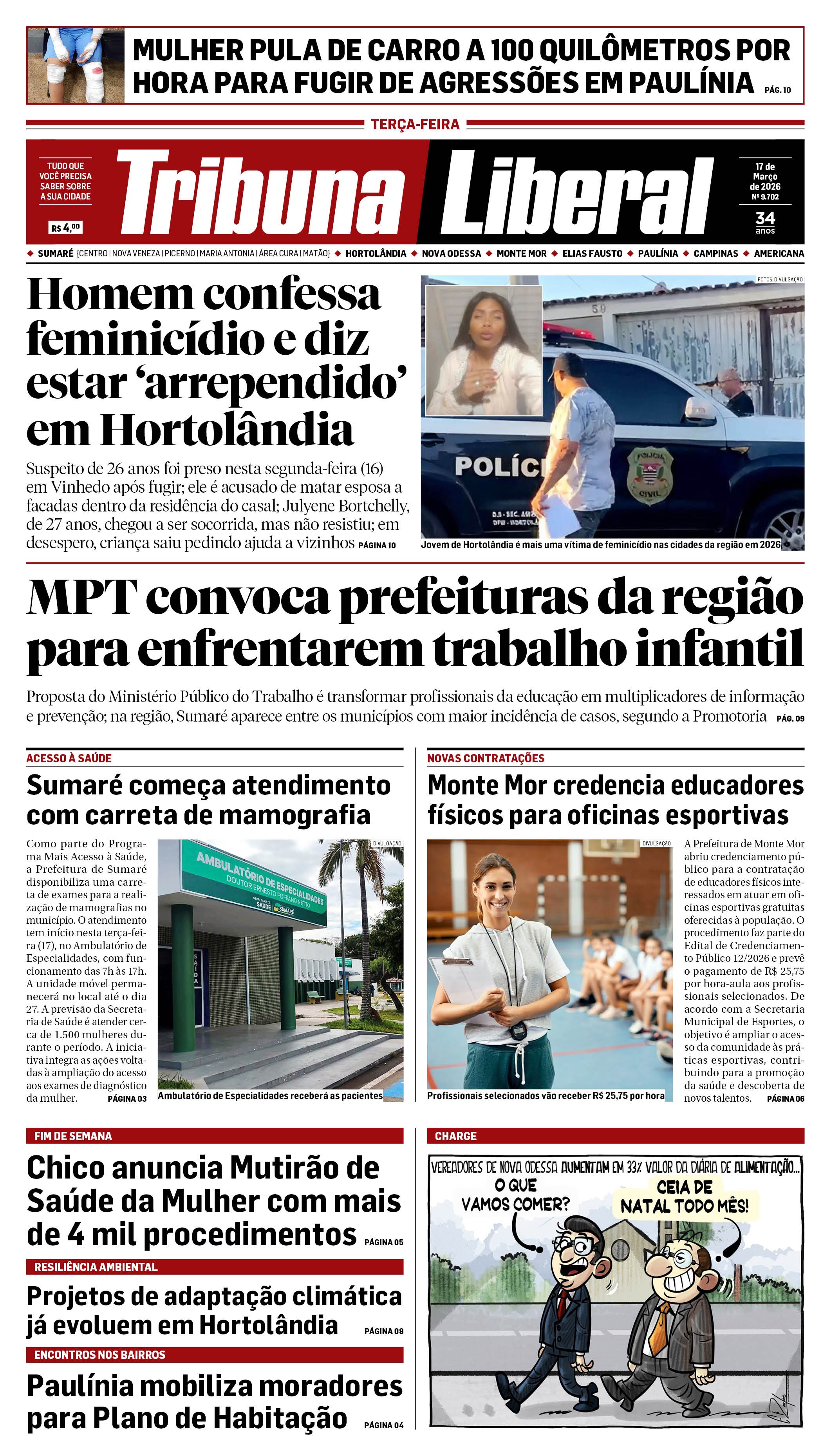 Edição de Terça-Feira - 17-03-2026