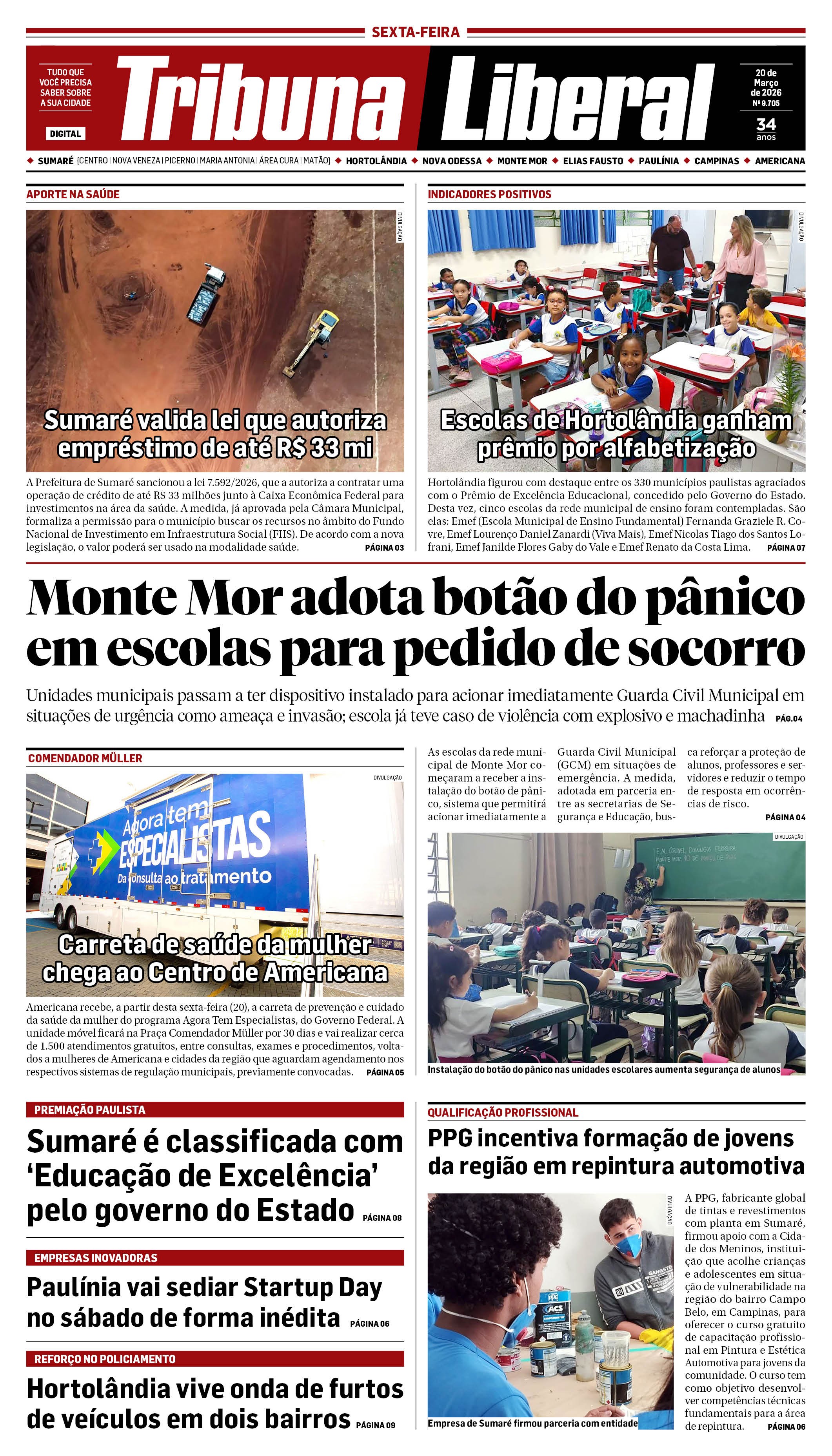 Edição de Sexta-Feira - 20-03-2026