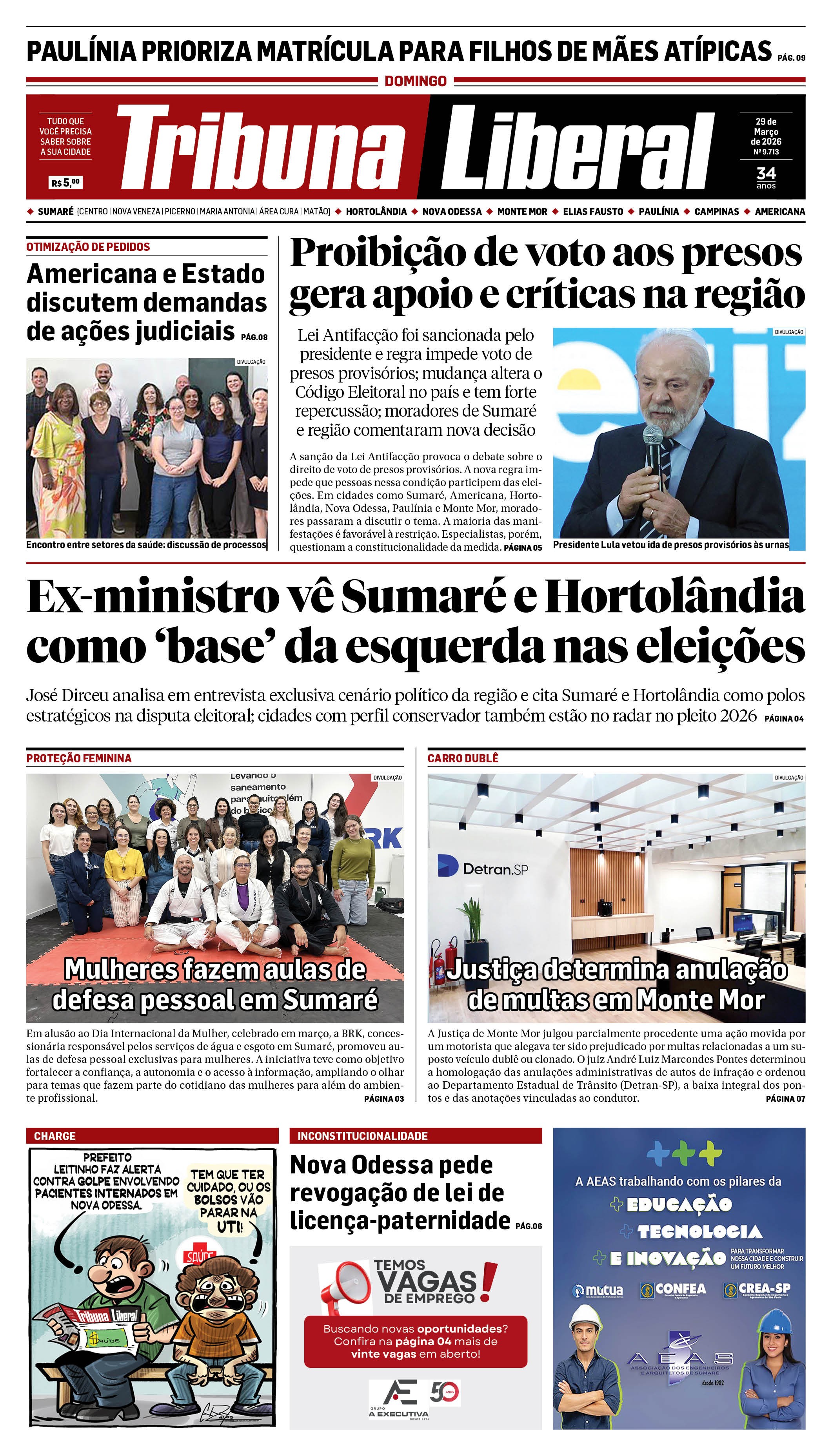 Edição de Domingo - 29-03-2026