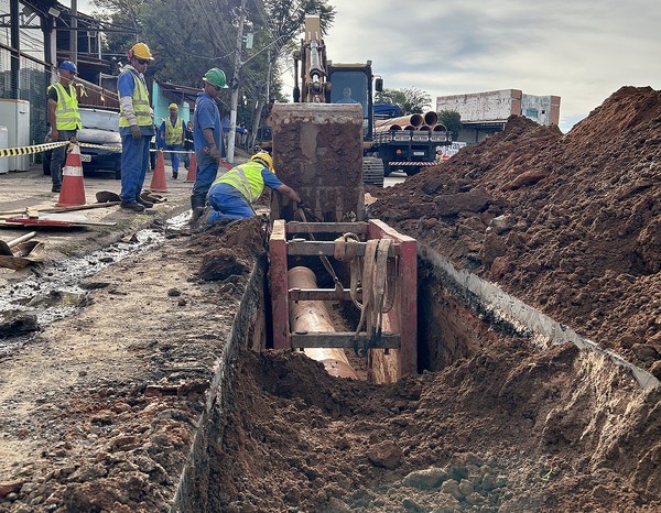 Obras da Bacia Tijuco Preto evoluem com frentes de trabalho em Sumaré