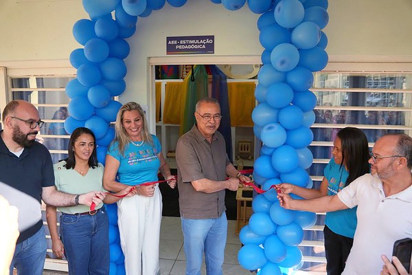 Hortolândia entrega sala inédita que estimula as crianças com deficiência