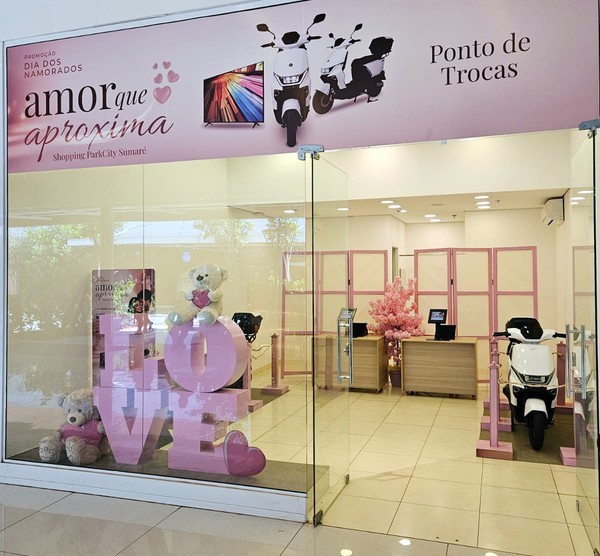 Shopping ParkCity Sumaré celebra Dia dos Namorados com sorteio de motos elétricas e TV