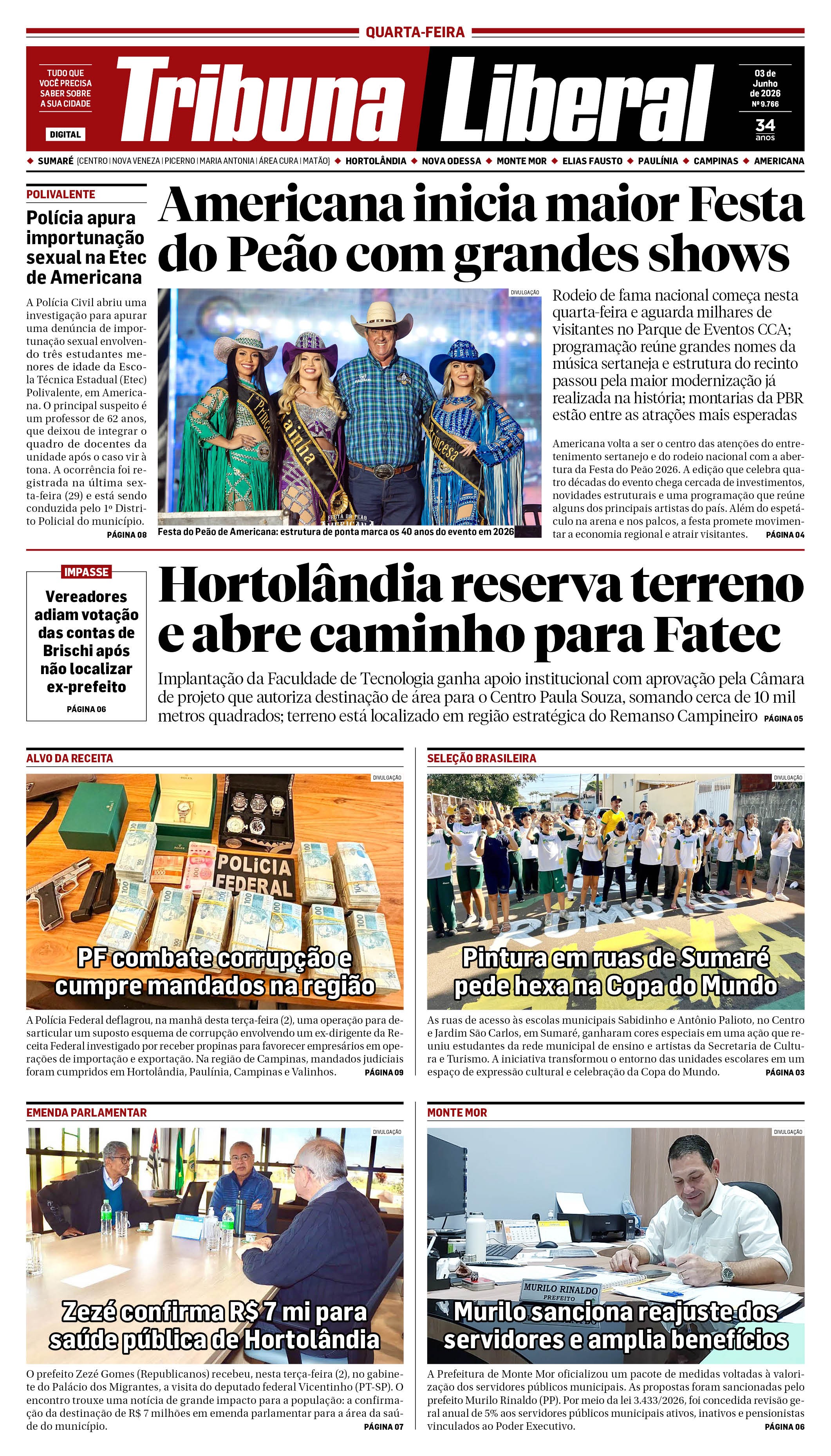 Edição de Quarta-Feira - 03-06-2026