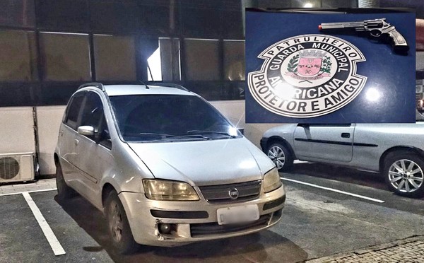 Gama apreende simulacro de arma durante abordagem em Americana