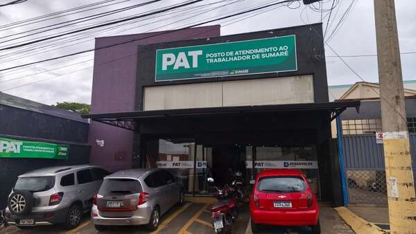 Processo seletivo com 88 vagas acontece nesta terça-feira (7) no PAT Sumaré