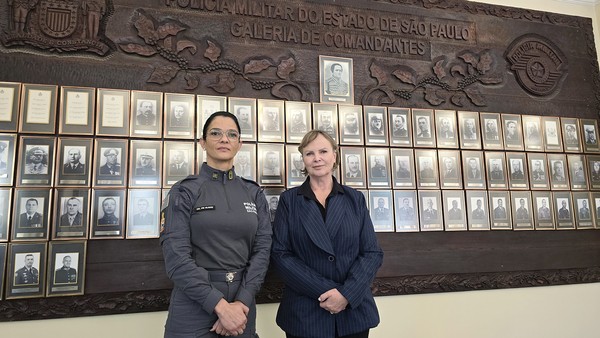 Ana Perugini visita comandante-geral da PM e pede reforço do policiamento